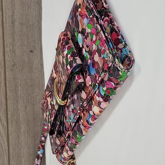 Betsey Johnson Multi-Color Bow PVC Crossbody Shoulder Bag - Picture 8 of 13